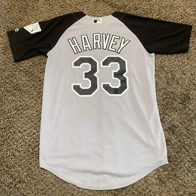 Matt Harvey New York Mets Gray Cool Base Baseball jersey Men’s Size Small - Image 1 of 4