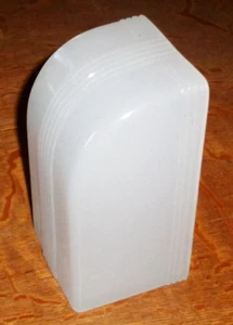 Aplique opalino pantalla antideslizante cubierta de luz de repuesto, vintage mediados de siglo moderno - Imagen 1 de 6