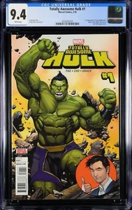 Totally Awesome Hulk #1 CGC 9.4 Marvel 2016 1st Amadeus Cho Hulk Lady Hellbender - Imagen 1 de 2