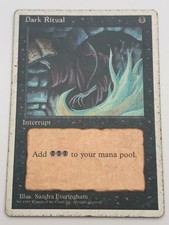 Magic: The Gathering💎Dark Ritual💎1995 Deck Master - 4th Edition🌟WOTC-MTG