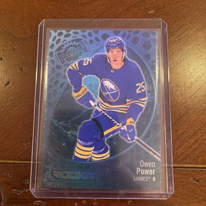 2022-23 Skybox Metal Universe Blue Spectrum FX Owen Power Rookie RC #155