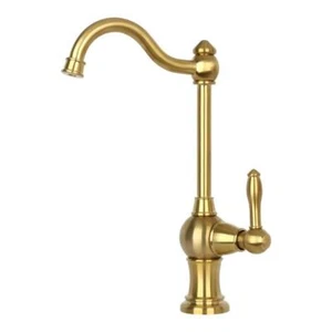 Akicon Kitchen Filtered Water Faucet w/ Reverse Osmosis Single Handle Brass Gold - Picture 1 of 8