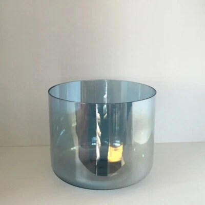 HYE-EUN 5.5" A Third Eye Chakra 440hz Amazing Sound Cosmic Blue Crystal Singing Bowl