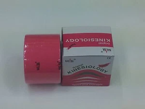 NASARA Kinesiology Tape Elastic Therapeutic Span Tex 2" X 20" sports 12Roll Pink - Picture 1 of 6