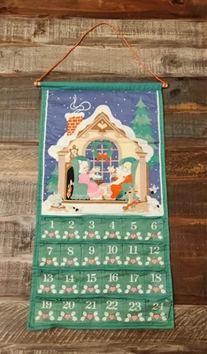 Винтажный Avon обратный отсчет до Рождества Advent календарь без мыши  - Изображение 1 из 4