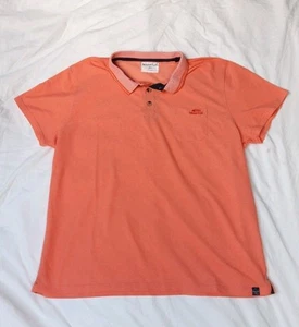 Weird Fish Men's Salmon Polo Shirt, Size 2XL - Picture 1 of 6