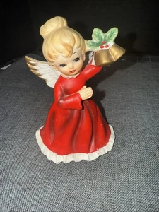 Vintage Napco Ware Christmas Angel W/ Bells  X-6964 - Picture 1 of 3