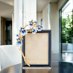 Marco Jay Strongwater SPF5802-284 Kelsey Orchid 3" x 4" - Delft Garden - Imagen 1 de 2