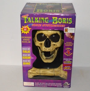 Talking Boris Calavera Voz Sintetizador De Colección Halloween Decoración Interactivo 1998 - Imagen 1 de 10