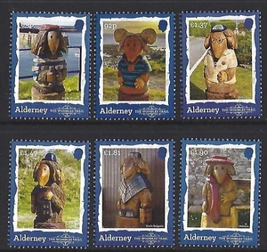 ALDERNEY 2025 THE WOMBLES TRAIL SET OF 6 UNMONTIERT POSTFRISCH. - Bild 1 von 1