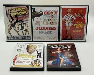 Doris Day 5 DVD Lot *No Scratches* Jumbo, Love Me, Pajama, Broadway, & Daisies - Picture 1 of 5