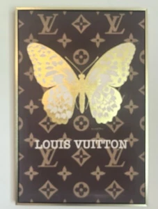 Louis Vuitton Fairchild Paris Canvas Luxury Fashion Closet Decor 36x24” Designer - Picture 1 of 7