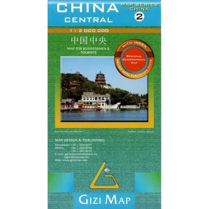 China Central Map index of places, driving, touring, planning - Imagen 1 de 5