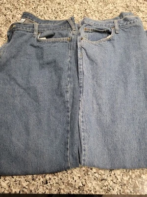 Open Trails Jeans Mens 40x30 Lot of 2 Blue Straight Leg Classic Denim - Image 1 of 4