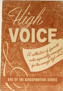 High Voice: A Collection for the Average High Voice, 1948, VG+ - Picture 1 of 1