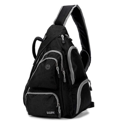 Heavy Duty Sling Laptop Backpack | Cross Body Messenger Bag | Ballistic Nylon... - Image 1 of 4
