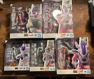 PSL S.H.Figuarts DRAGONBALL FRIEZA ERSTE ZWEITE DRITTE FORM 5ER SET - Bild 1 von 2