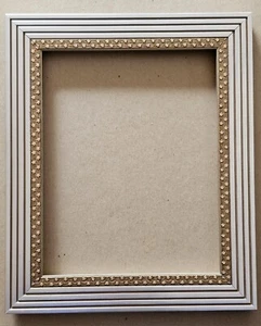 Silber Sterne & Streifen Patriotischer Holz Bilderrahmen passt 8” x 10” KOSTENLOSER VERSAND  - Bild 1 von 1