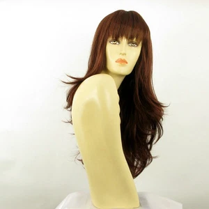 length wig for women dark brown copper intense ref: VIRGINIE 322 PERUK - Picture 1 of 8