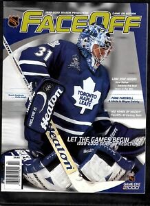 1999-2000 Curtis Joseph Face-Off Magazine Toronto Maple Leafs