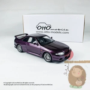 OTTO 1:18 Nissan SKYLINE GT-R R33 V-SPEC Limited Resin Model Car Diecast Gifts - Picture 1 of 11