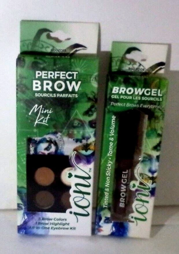 2 Type Perfect Brow 1 Perfect Brow Kit 3 color 1 Highlight & 1 Browgel MED Brown - Image 1 of 1
