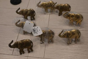 8 Elefant Serviettenhalter Ringe 8 Stück - Bild 1 von 5