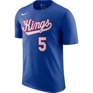 De'Aaron Fox Sacramento Kings Nike Hardwood Classic Name & Number T-Shirt NBA #5 - Picture 1 of 5