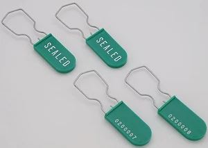Candado Alambre de Metal Sello de Seguridad Paquete de 25 Verde Hecho en EE. UU. - Imagen 1 de 5