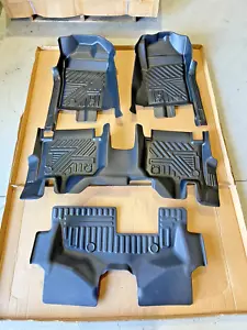 5D Floor Mats for Ford Everest 2022-On Next Gen Moulded All Weather Liner TPE - Picture 1 of 13