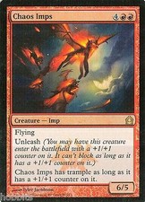 MTG - Return to Ravnica - Chaos Imps - Foil - NM