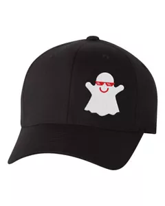 Sombrero de béisbol Ghost Custom Flex Fit, sombrero de béisbol con fantasma - Imagen 1 de 3
