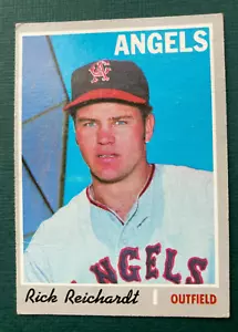 1970 TOPPS HIGH #720 RICK RICHARDT CARTA DA BASEBALL CALIFORNIA ANGELS SPEDIZIONE GRATUITA - Foto 1 di 2