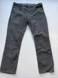 Eddie Bauer Faultline Corduroy Pant Mens 40x32 Gray Classic Fit New - Picture 1 of 17