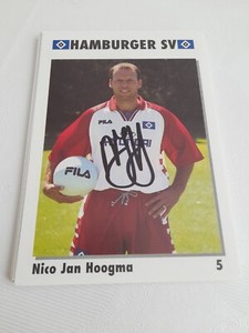 Signed postcard Nico Jan Hoogma hamburger SV NEW