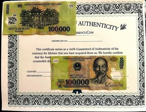 1,000,000 Vietnamese Dong Million ( 10 x 100,000 ) Vietnam Currency Lot VND COA - Picture 1 of 5