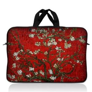 10" 10,1" 10,2" 9 8 Laptop Hülle Netbook Sleeve Tasche Case Cover Tablet Rot Flora - Bild 1 von 2