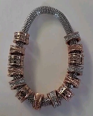 Brazalete Bradford Exchange Nature's Healing Touch Cobre Cristal Swarovski Foto 1 de 4