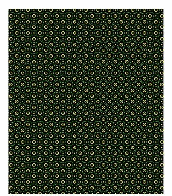 Shweshwe Baumwollstoff aus Südafrika  Serie Stellenbosch No 6 grün 50cm x 90cm - Bild 1 von 4