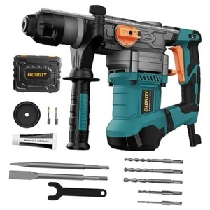 1-1/4 Inch SDS-Plus 13 Amp Heavy Duty Rotary Hammer Drill with Safety Clutch 4 - Picture 1 of 7
