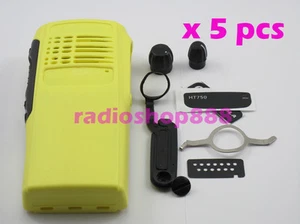 5 PCS Yellow Replacement Repair Kit Case Housing cover for Motorola HT750 Radio - Imagen 1 de 1