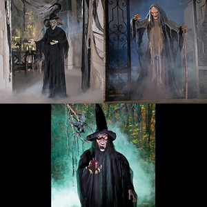 Trio of Witches Standing Halloween Decorations Kit - 3 Pc - Picture 1 of 2