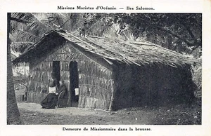 Solomon Islands - Missionary Home in the Bush - Publ. Marist Missions in Oceania - Picture 1 of 2