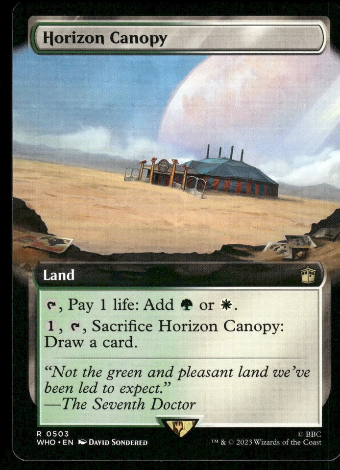 1x Horizon Canopy (Extended Art) - Universes Beyond: Doctor Who NM - MTG - Image 1 of 2