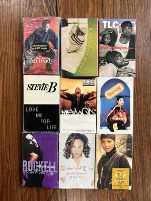 90s Hip Hop Promo Rap R&B Cassette Tapes - Method Man, Mase, TLC, Toni Braxton - Image 1 of 2