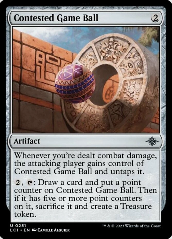 x1 Contested Game Ball - Lost Caverns of Ixalan - NM - MTG - Image 1 of 1
