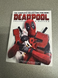 Deadpool 1 & 2 The Complete Collection Blu-Ray 2018 w/ Slipcover - Picture 1 of 9