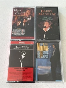 Barry Manilow Cassette Tapes - Lot of 4- Swing Street, Broadway, Classic Hits+ - Picture 1 of 2