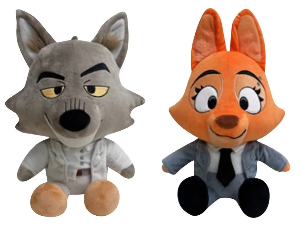 25 CM The Bad Guys Plüschtier Mr. Wolf weiches Stofftier Puppe - Bild 1 von 4