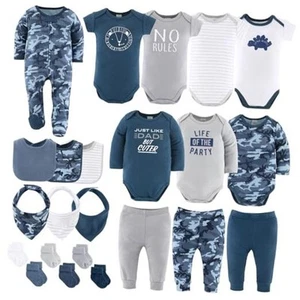 Baby Layette Gift Set for Boys - Newborn Boy Gift Sets, Baby Clothes & - Picture 1 of 6